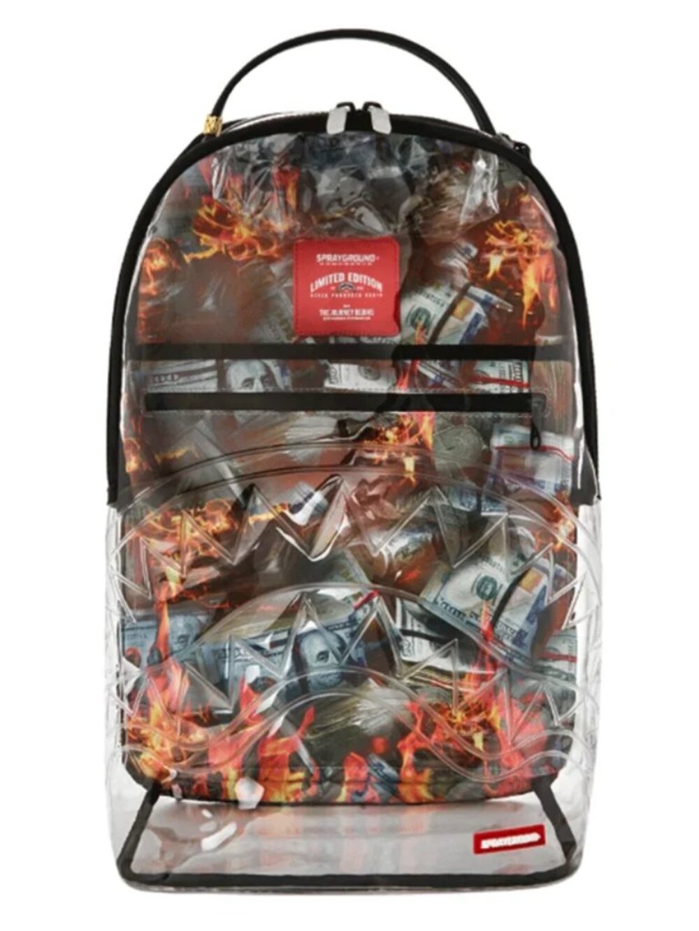 Sprayground Full of cash clear Backpack